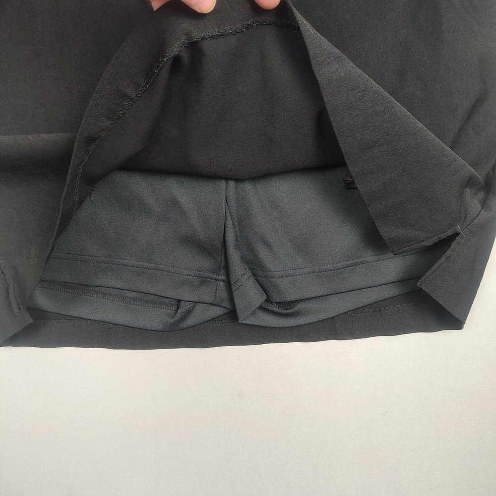 EP Pro Skort Women Size 14 Black Solid Active Golf Stretch Rayon Blend - Picture 5 of 8